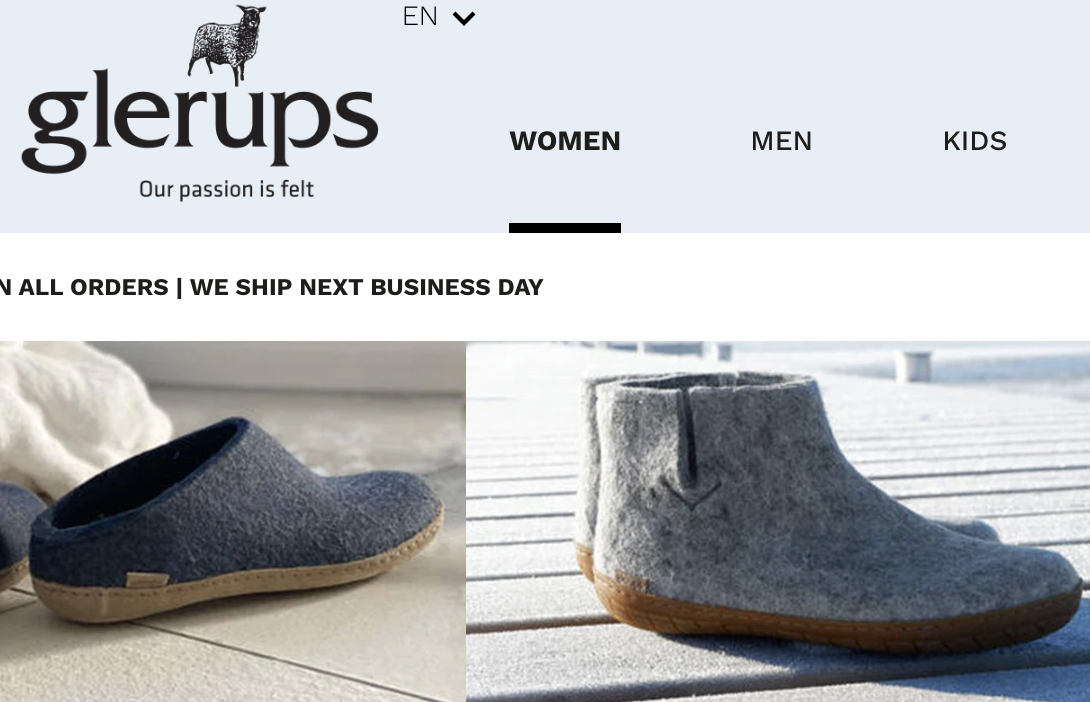chaussure en laine naturelle pour grand pied